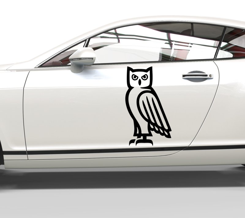 12031 Eule Aufkleber